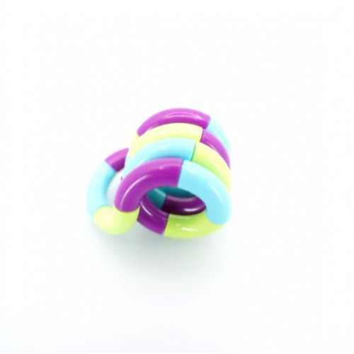 Jucarie antistres fidget twist tangle, Oktane, Blue/Purple/Verde